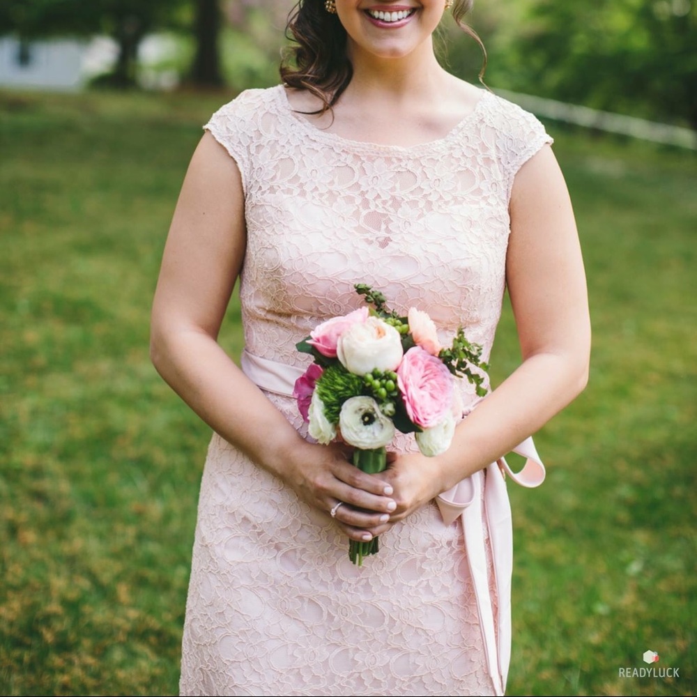 Blush Lace Dress